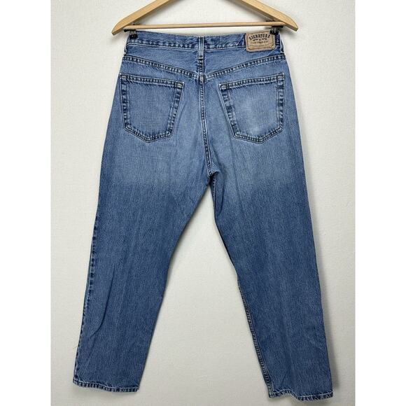 Levi’s Strauss & Co. Signature Men's Relaxed Fit Jeans 34x30 Medium Wash Denim - Picture 9 of 13